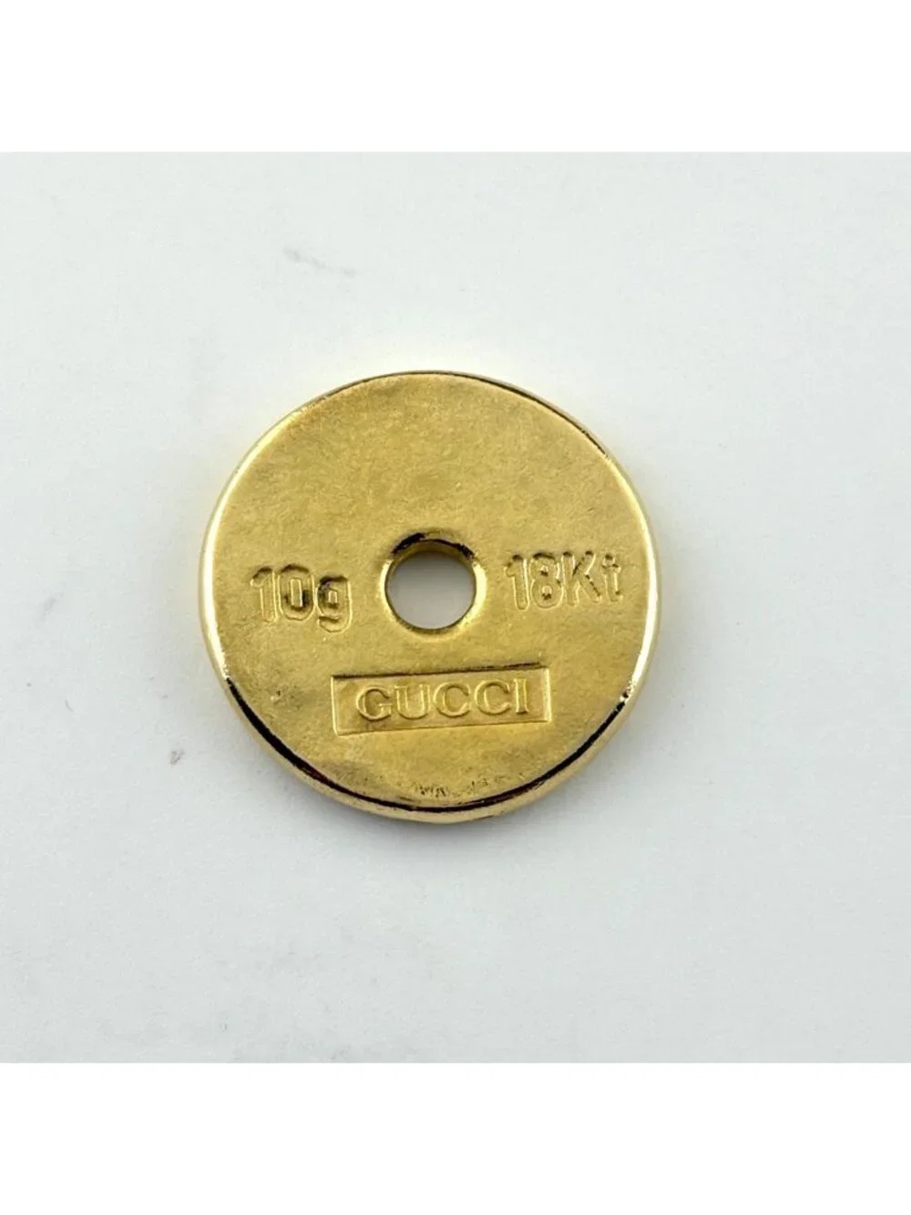 Gucci Coin Pendant YG Yellow Gold 18k